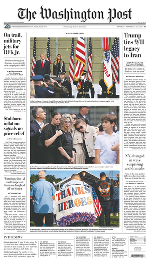 Prima pagina The Washington Post di oggi - Quotidiano estero