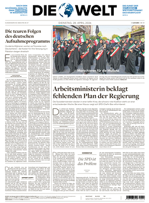 Die Welt prima pagina